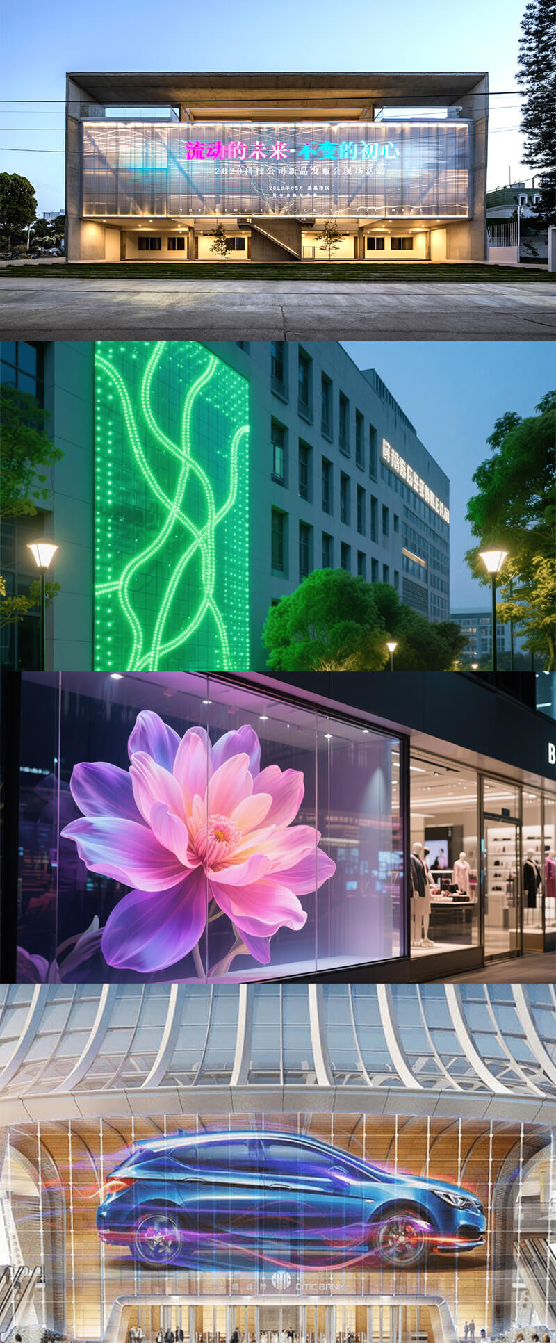 Mesh LED Displays Mesh LED Displays